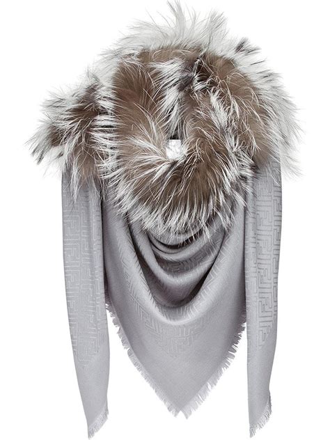 fendi collezione scarpe|fendi scarf with fur trim.